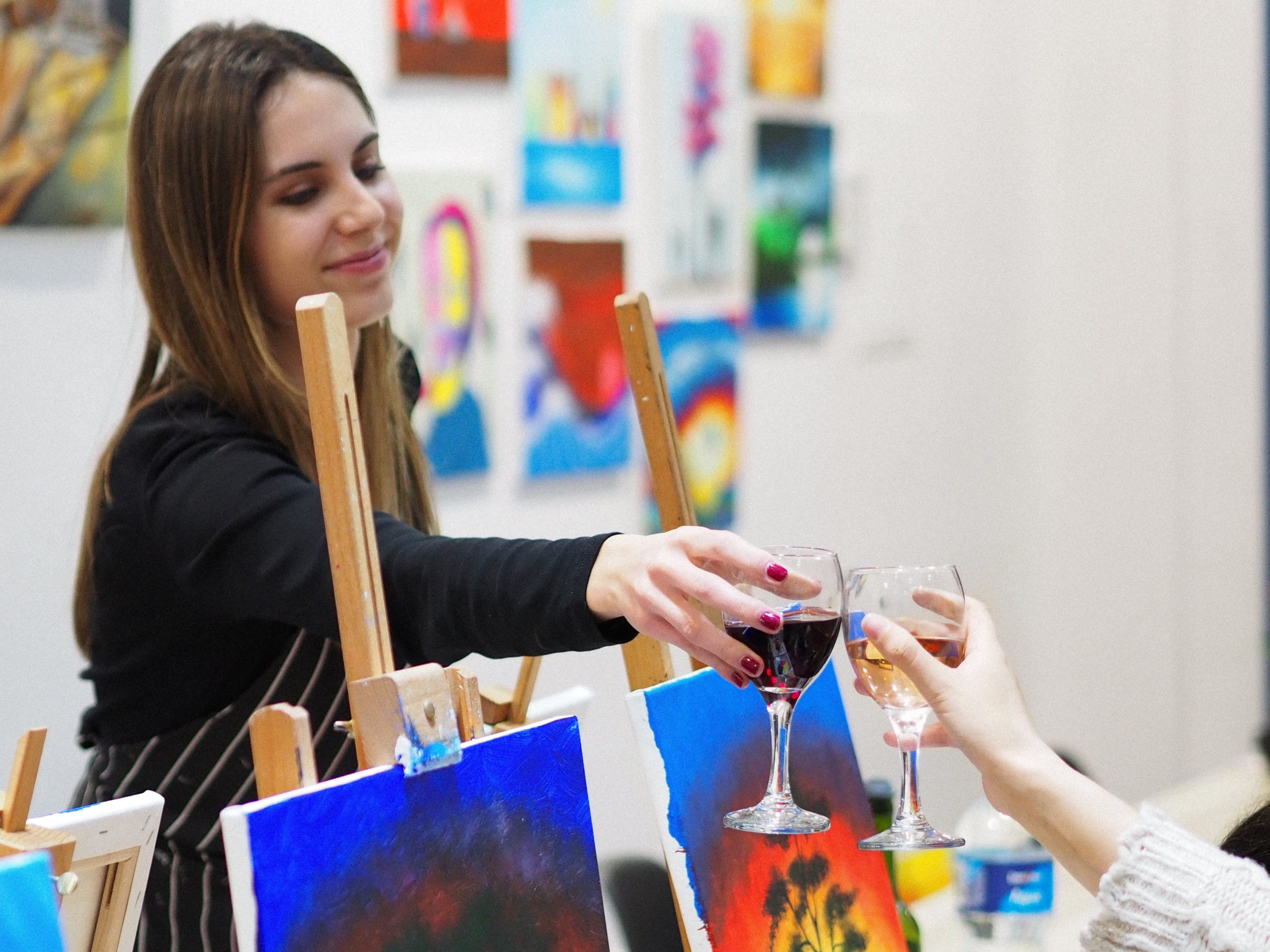 Paint and Wine in London