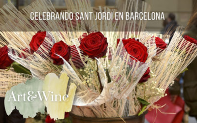 Celebrando Sant Jordi en Barcelona
