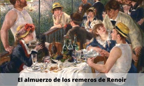 Cuadro de El almuerzo de los remeros de Renoir (1881, Colección Phillips)