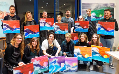 Canvases and Wine: the perfect recipe for corporate team building