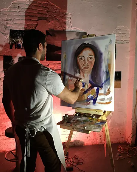El artista detrás de <br> Art & Wine